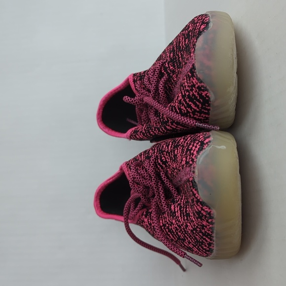 Light Up LED Running Walking Athletic Sneakers 7 Black Pink - Picture 12 of 14